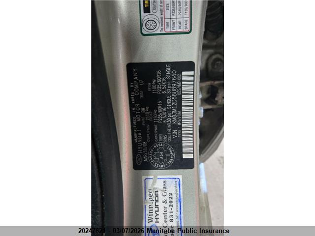 Aukcja sprzedaży 2008 Hyundai Tucson Limited V6, vin: KM8JM12D58U897640, numer aukcji: 20247621
