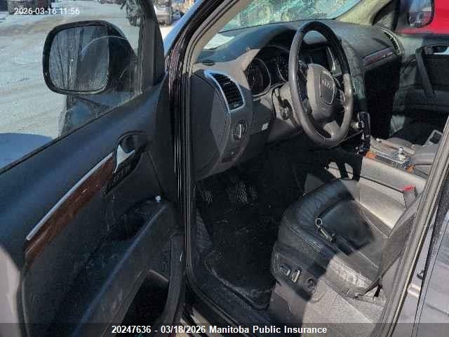 20247636 :رقم المزاد ، WA1LMAFE9AD001758 vin ، 2010 Audi Q7 V6 Tdi مزاد بيع