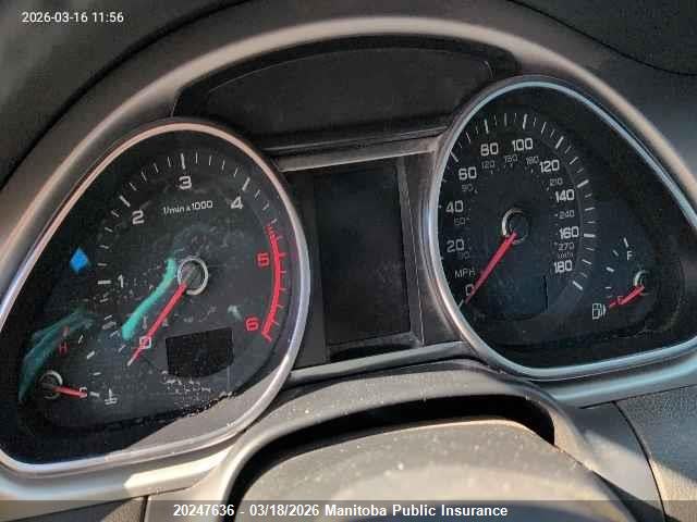 20247636 :رقم المزاد ، WA1LMAFE9AD001758 vin ، 2010 Audi Q7 V6 Tdi مزاد بيع