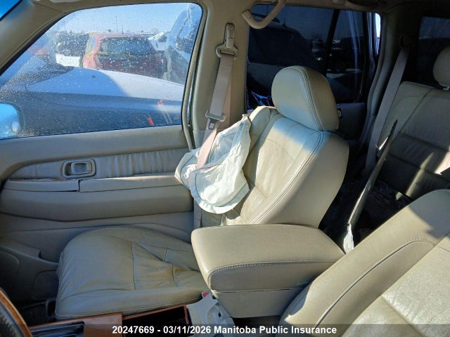20247669 :رقم المزاد ، JNRDR09Y82W257245 vin ، 2002 Infiniti Qx4 مزاد بيع
