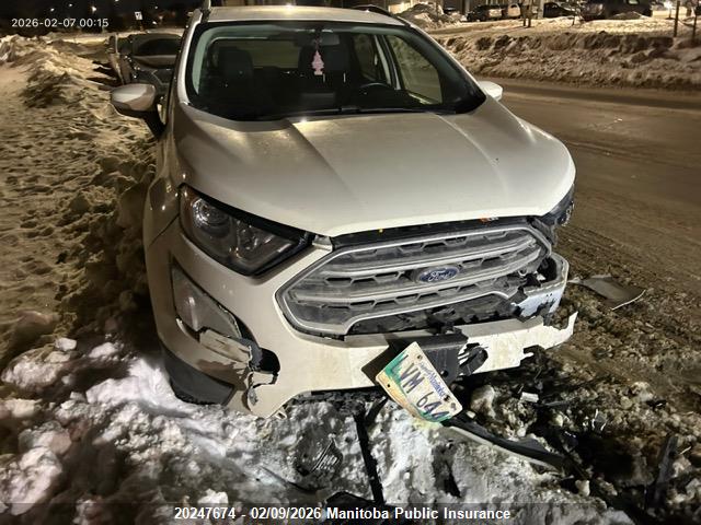 2022 Ford Ecosport Se მანქანა იყიდება აუქციონზე, vin: MAJ6S3GL4NC467214, აუქციონის ნომერი: 20247674