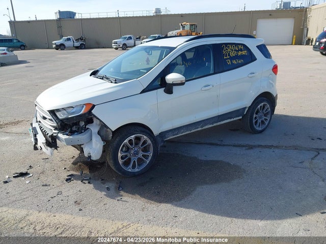 2022 Ford Ecosport Se მანქანა იყიდება აუქციონზე, vin: MAJ6S3GL4NC467214, აუქციონის ნომერი: 20247674