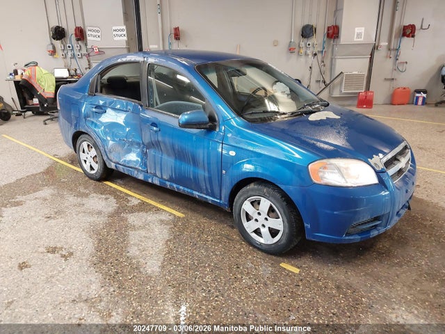 Aukcja sprzedaży 2008 Chevrolet Aveo Ls, vin: KL1TD55688B099797, numer aukcji: 20247709