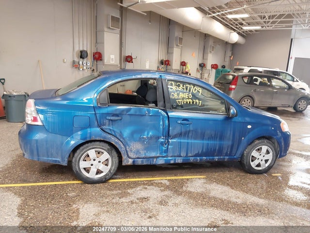 Aukcja sprzedaży 2008 Chevrolet Aveo Ls, vin: KL1TD55688B099797, numer aukcji: 20247709