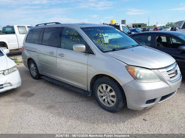 20247765 :رقم المزاد ، 5FNRL38718B012530 vin ، 2008 Honda Odyssey Ex-l مزاد بيع