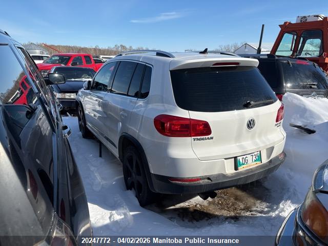 2013 Volkswagen Tiguan 2.0 Tsi მანქანა იყიდება აუქციონზე, vin: WVGJV7AX1DW008004, აუქციონის ნომერი: 20247772