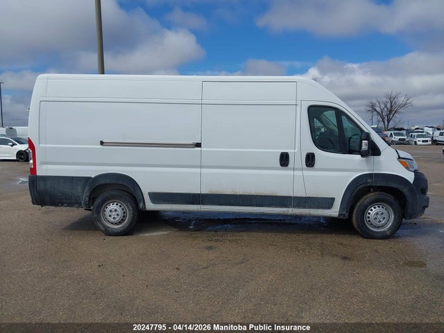 20247795 :رقم المزاد ، 3C6MRVJG2SE558286 vin ، 2025 Ram Promaster 3500 Cargo Van Ext مزاد بيع