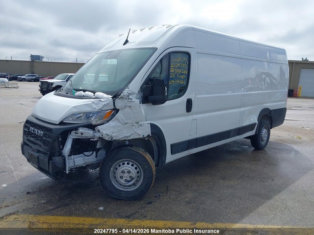 20247795 :رقم المزاد ، 3C6MRVJG2SE558286 vin ، 2025 Ram Promaster 3500 Cargo Van Ext مزاد بيع