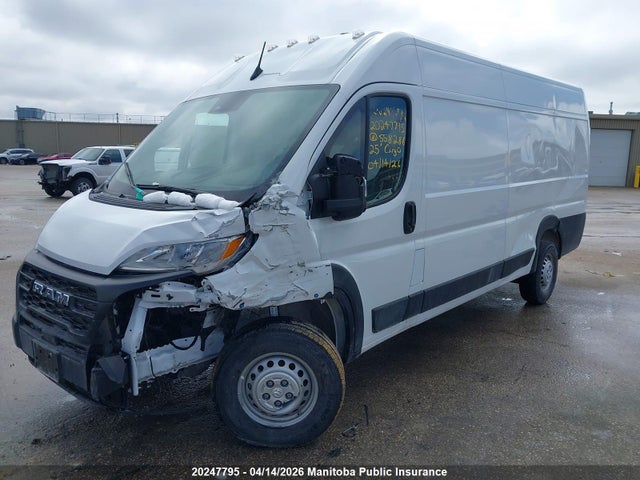 20247795 :رقم المزاد ، 3C6MRVJG2SE558286 vin ، 2025 Ram Promaster 3500 Cargo Van Ext مزاد بيع