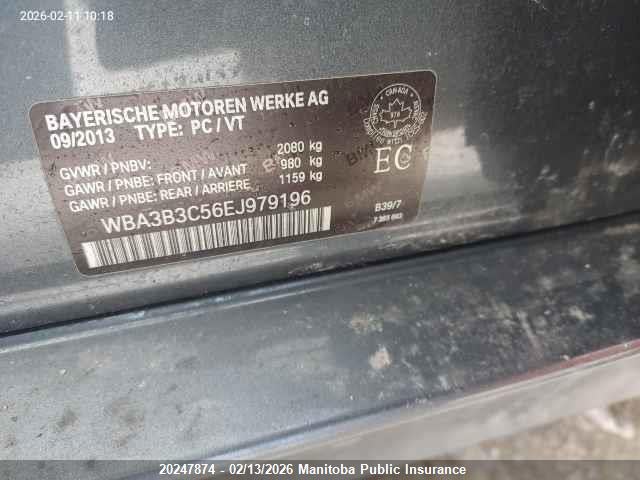 WBA3B3C56EJ979196 BMW 328i Xdrive