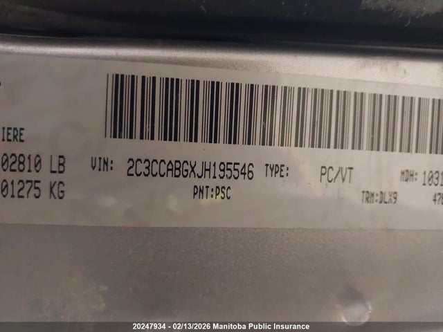 Chrysler 300 S 2018 2C3CCABGXJH195546 Image 9