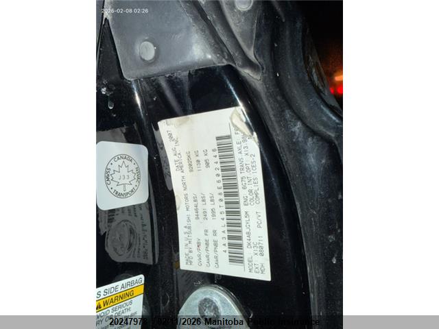 Aukcja sprzedaży 2008 Mitsubishi Eclipse Spyder Gt, vin: 4A3AL45T08E602446, numer aukcji: 20247978