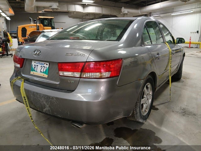 20248016 :رقم المزاد ، 5NPEU46F87H189765 vin ، 2007 Hyundai Sonata Gls V6 مزاد بيع