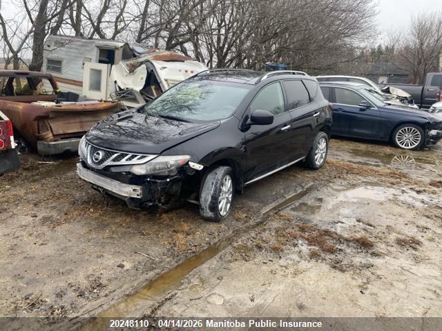 2011 Nissan Murano Le მანქანა იყიდება აუქციონზე, vin: JN8AZ1MW0BW163508, აუქციონის ნომერი: 20248110