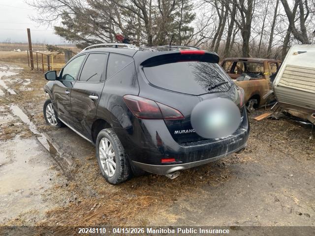 2011 Nissan Murano Le მანქანა იყიდება აუქციონზე, vin: JN8AZ1MW0BW163508, აუქციონის ნომერი: 20248110