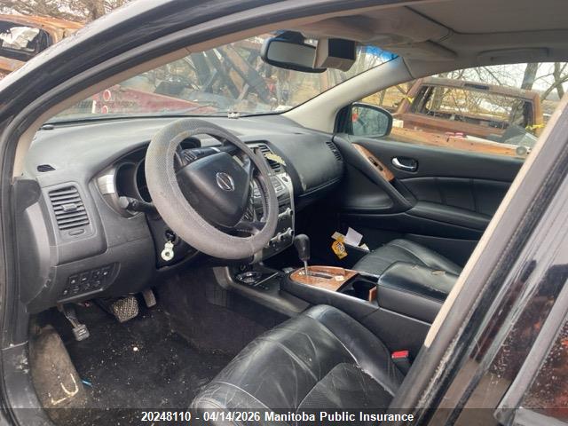 2011 Nissan Murano Le მანქანა იყიდება აუქციონზე, vin: JN8AZ1MW0BW163508, აუქციონის ნომერი: 20248110