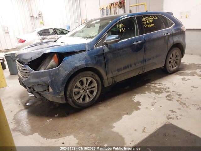 Продажа на аукционе авто 2021 Ford Edge Titanium, vin: 2FMPK4K94MBA06265, номер лота: 20248132