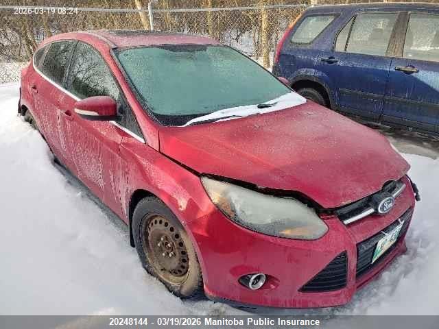 2012 Ford Focus Titanium მანქანა იყიდება აუქციონზე, vin: 1FAHP3N28CL208680, აუქციონის ნომერი: 20248144