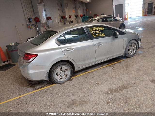 20248182 :رقم المزاد ، 2HGFB2F40FH017672 vin ، 2015 Honda Civic Lx مزاد بيع
