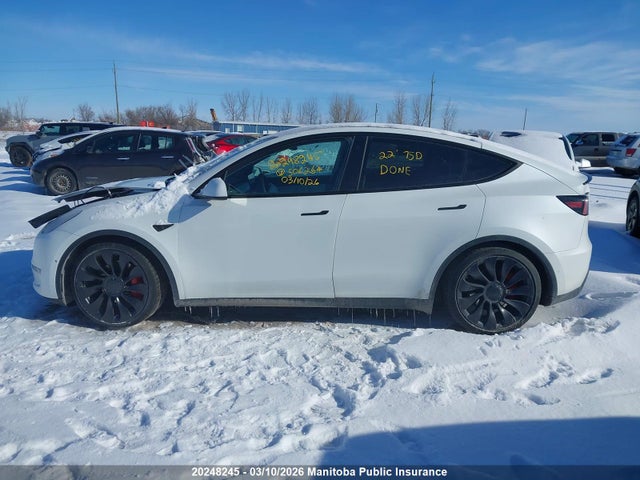 7SAYGDEF0NF506264 Tesla Model Y 75d Performance