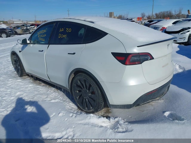 7SAYGDEF0NF506264 Tesla Model Y 75d Performance