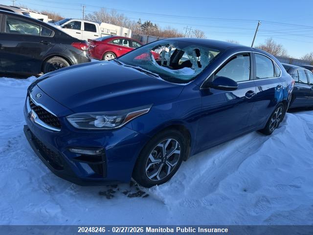3KPF54AD6KE122456 KIA FORTE EX