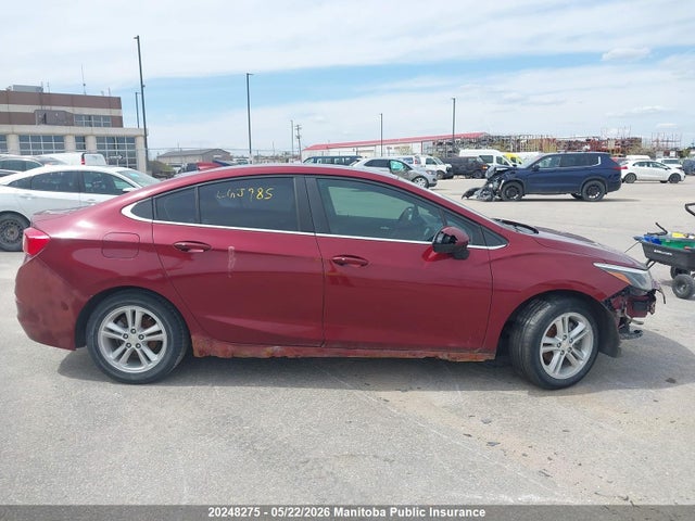 Продажа на аукционе авто 2016 Chevrolet Cruze Lt Turbo, vin: 1G1BE5SM2G7309342, номер лота: 20248275