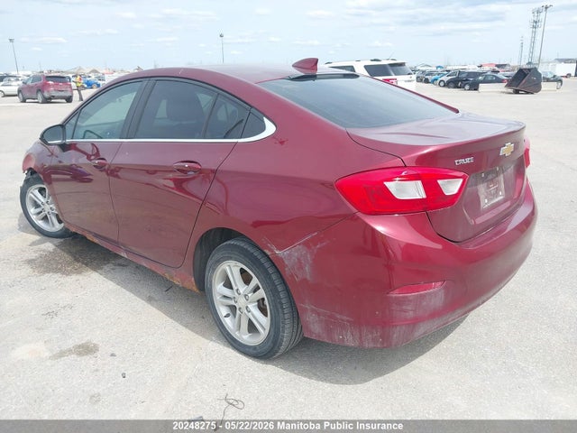 Продажа на аукционе авто 2016 Chevrolet Cruze Lt Turbo, vin: 1G1BE5SM2G7309342, номер лота: 20248275