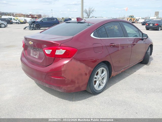 Продажа на аукционе авто 2016 Chevrolet Cruze Lt Turbo, vin: 1G1BE5SM2G7309342, номер лота: 20248275