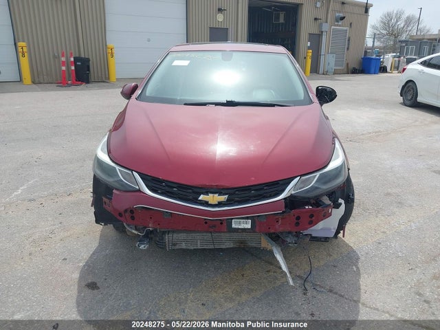 Продажа на аукционе авто 2016 Chevrolet Cruze Lt Turbo, vin: 1G1BE5SM2G7309342, номер лота: 20248275