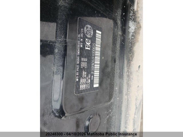 JF1GPAC61FH300615 Subaru Impreza 2.0i