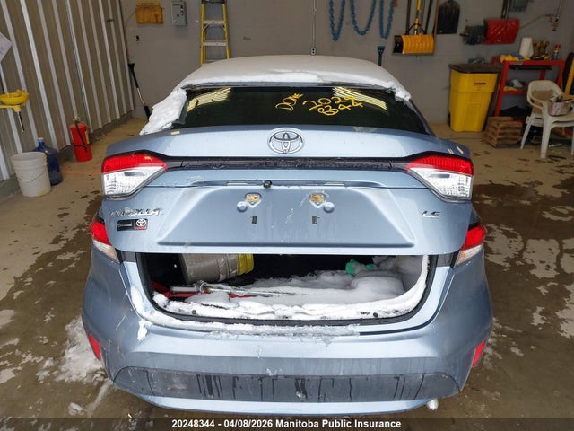 2022 Toyota Corolla Le მანქანა იყიდება აუქციონზე, vin: 5YFBPMBE4NP322061, აუქციონის ნომერი: 20248344