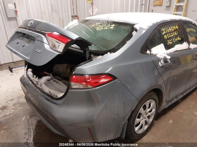 2022 Toyota Corolla Le მანქანა იყიდება აუქციონზე, vin: 5YFBPMBE4NP322061, აუქციონის ნომერი: 20248344