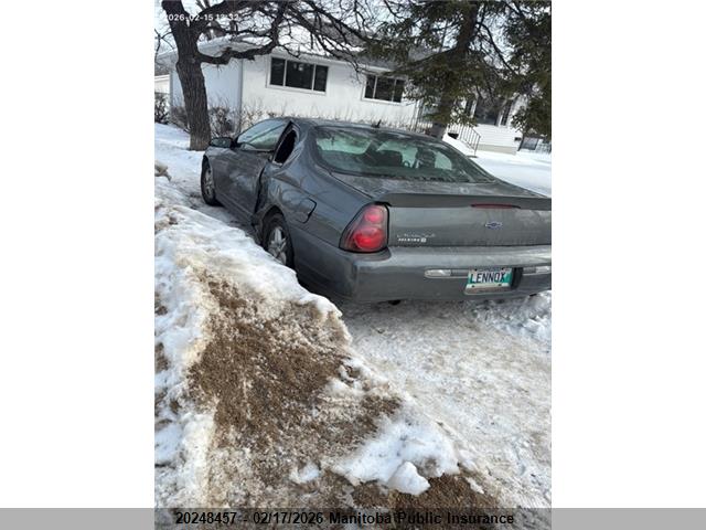 Aukcja sprzedaży 2005 Chevrolet Monte Carlo Lt, vin: 2G1WX12K559191172, numer aukcji: 20248457