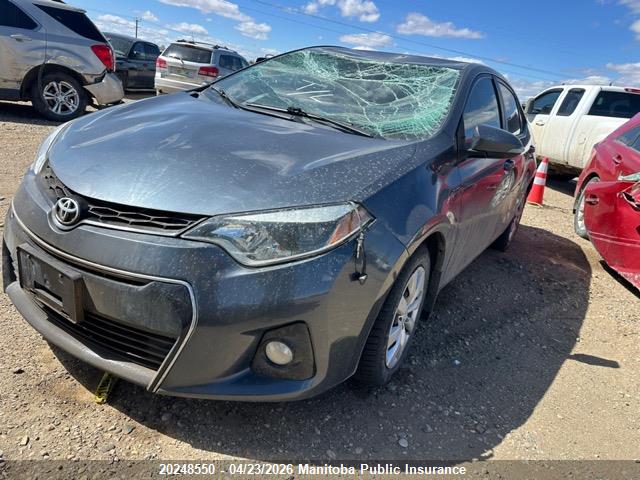 20248550 :رقم المزاد ، 2T1BURHEXEC044828 vin ، 2014 Toyota Corolla S مزاد بيع