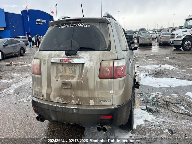 Aukcja sprzedaży 2007 Gmc Acadia Sle, vin: 1GKEV13737J109633, numer aukcji: 20248554