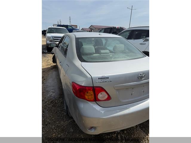 2009 Toyota Corolla Ce მანქანა იყიდება აუქციონზე, vin: 2T1BU40EX9C165380, აუქციონის ნომერი: 20248559