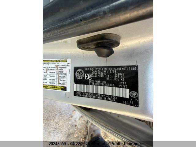 2009 Toyota Corolla Ce მანქანა იყიდება აუქციონზე, vin: 2T1BU40EX9C165380, აუქციონის ნომერი: 20248559