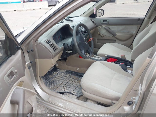 Aukcja sprzedaży 2001 Honda Civic Dx, vin: 2HGES16321H915048, numer aukcji: 20248563