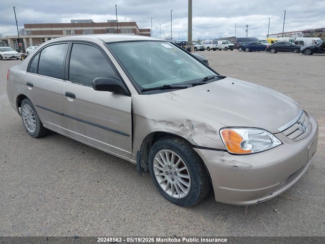 Aukcja sprzedaży 2001 Honda Civic Dx, vin: 2HGES16321H915048, numer aukcji: 20248563