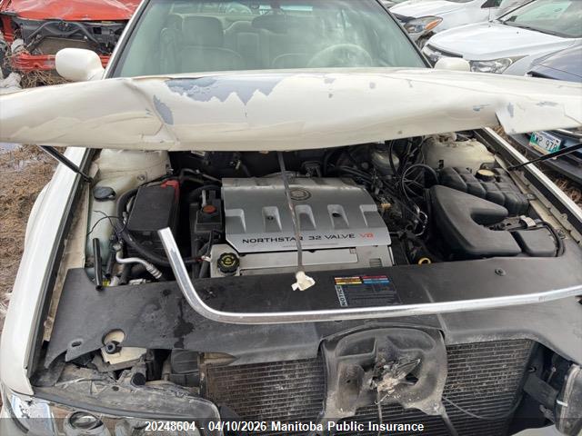 2000 Cadillac Seville Sts მანქანა იყიდება აუქციონზე, vin: 1G6KY5498YU330662, აუქციონის ნომერი: 20248604
