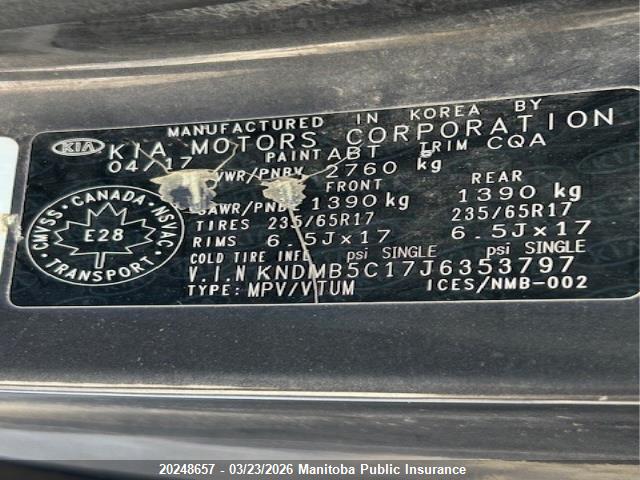 Продаж на аукціоні авто 2018 Kia Sedona Lx, vin: KNDMB5C17J6353797, номер лоту: 20248657