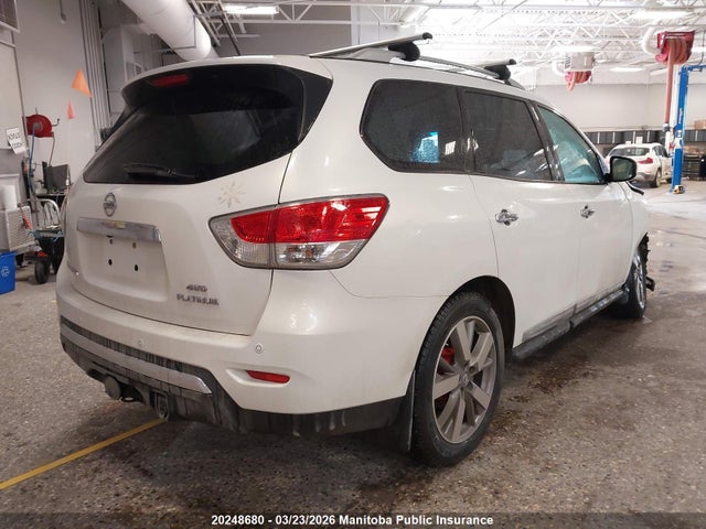 Продажа на аукционе авто 2014 Nissan Pathfinder Platinum, vin: 5N1AR2MM5EC670406, номер лота: 20248680