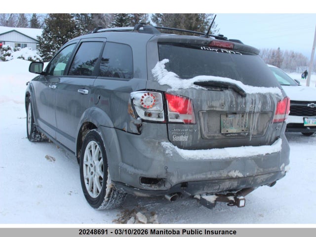 20248691 :رقم المزاد ، 3C4PDDFG8CT239866 vin ، 2012 Dodge Journey R/t مزاد بيع