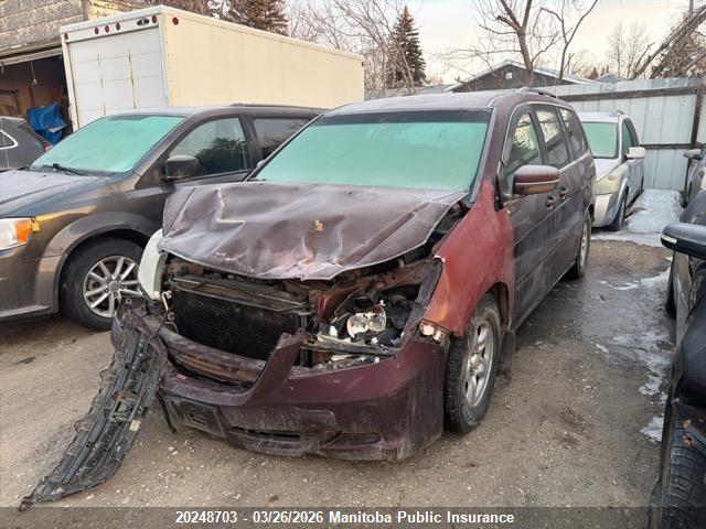 2007 Honda Odyssey Ex მანქანა იყიდება აუქციონზე, vin: 5FNRL38457B501405, აუქციონის ნომერი: 20248703