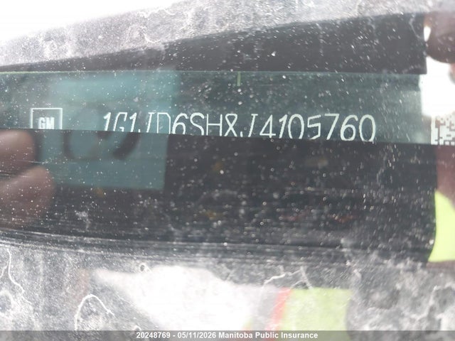 1G1JD6SH8J4105760 Chevrolet SONIC LT