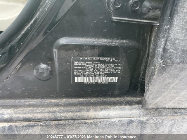 Aukcja sprzedaży 2013 Subaru Crosstrek Xv  Limited, vin: JF2GPAKC0D2876361, numer aukcji: 20248777