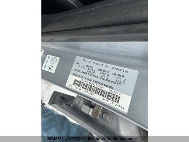 JM1BPBMY0N1517607 Mazda Mazda3 Sport Gt 2.5t I-activ