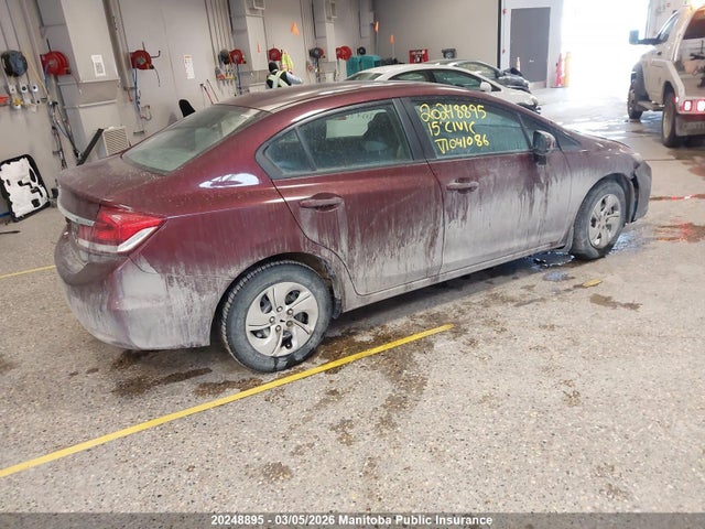 Aukcja sprzedaży 2015 Honda Civic Lx, vin: 2HGFB2F48FH041086, numer aukcji: 20248895
