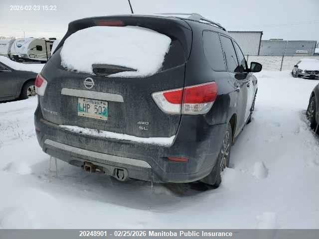 Продаж на аукціоні авто 2015 Nissan Pathfinder Sl, vin: 5N1AR2MM8FC626739, номер лоту: 20248901